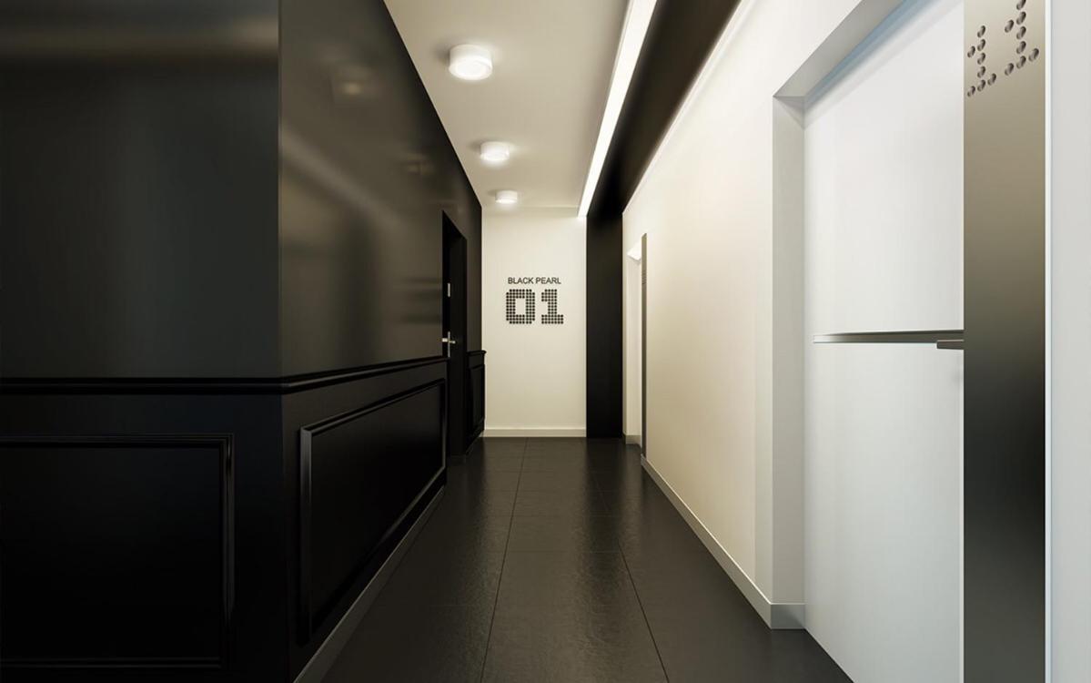 Black Pearl De Luxe Apartments View Kaskada Szczecin Exterior foto